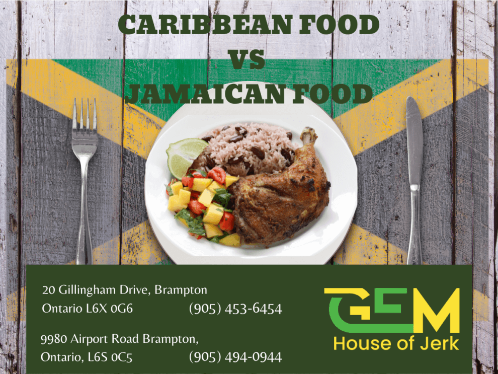 caribbean food vs jamaican food